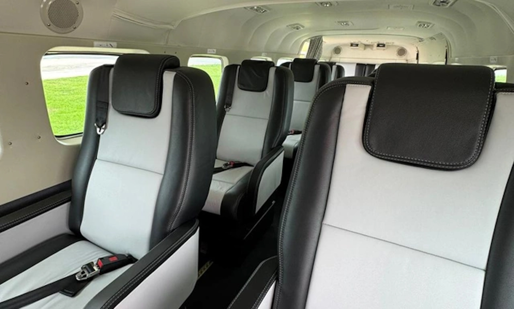 Cabine do Cessna Grand Caravan Ex rumo a Bariloche