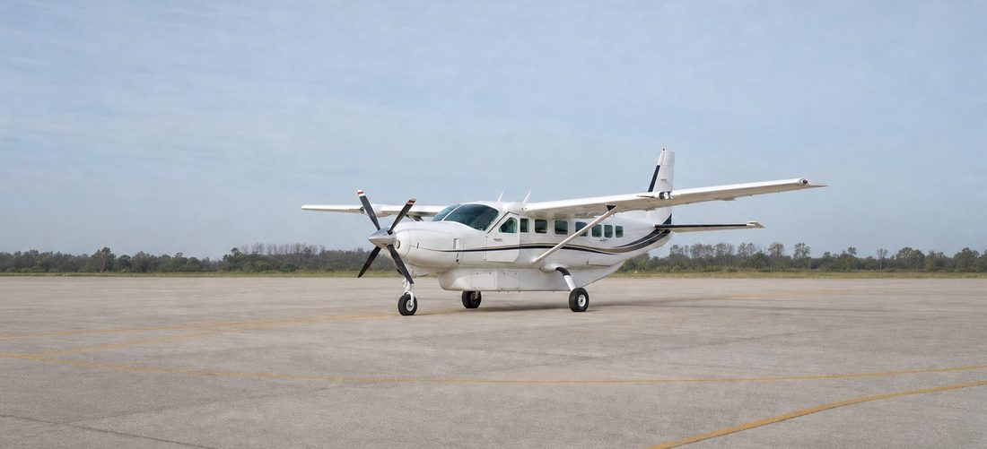 Cessna Grand Caravan on the apron