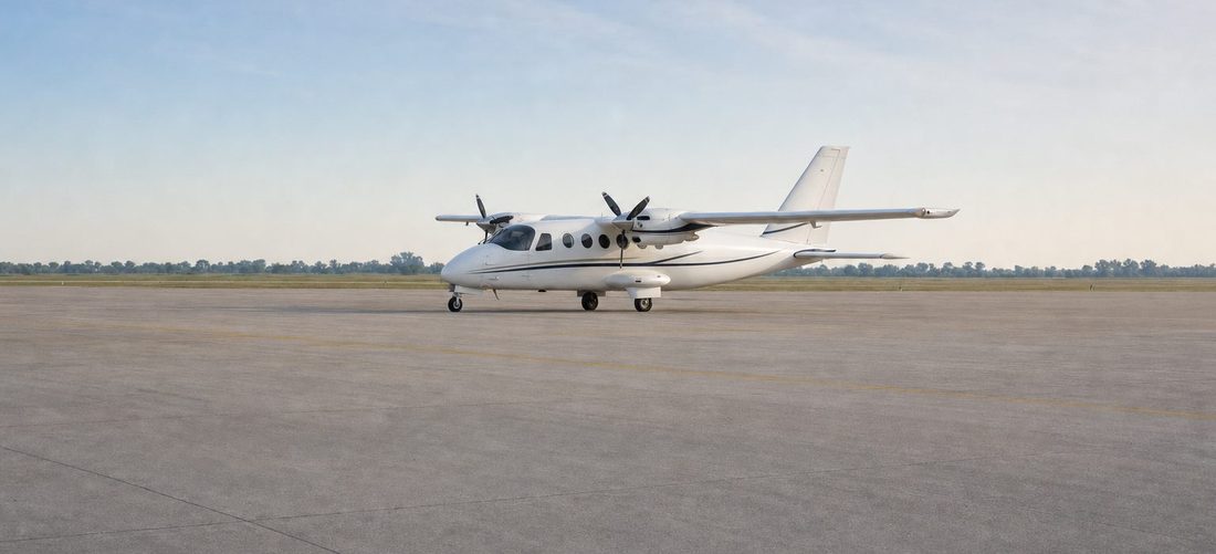 Tecnam Traveller on the apron