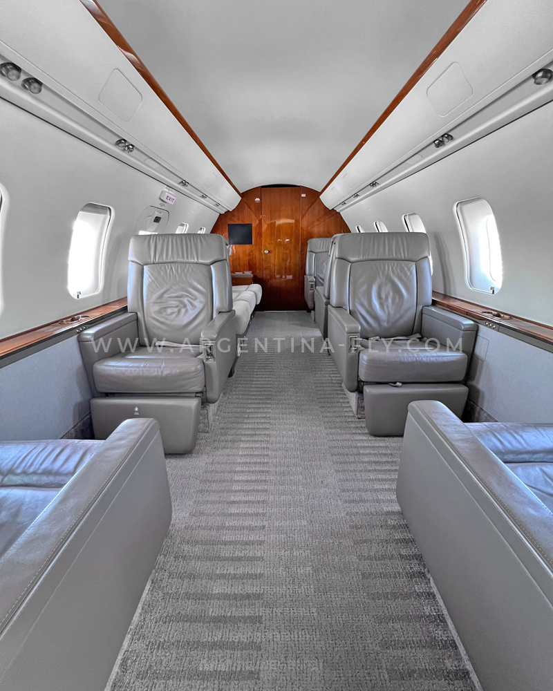 Asientos Challenger 605 � confort en vuelos privados