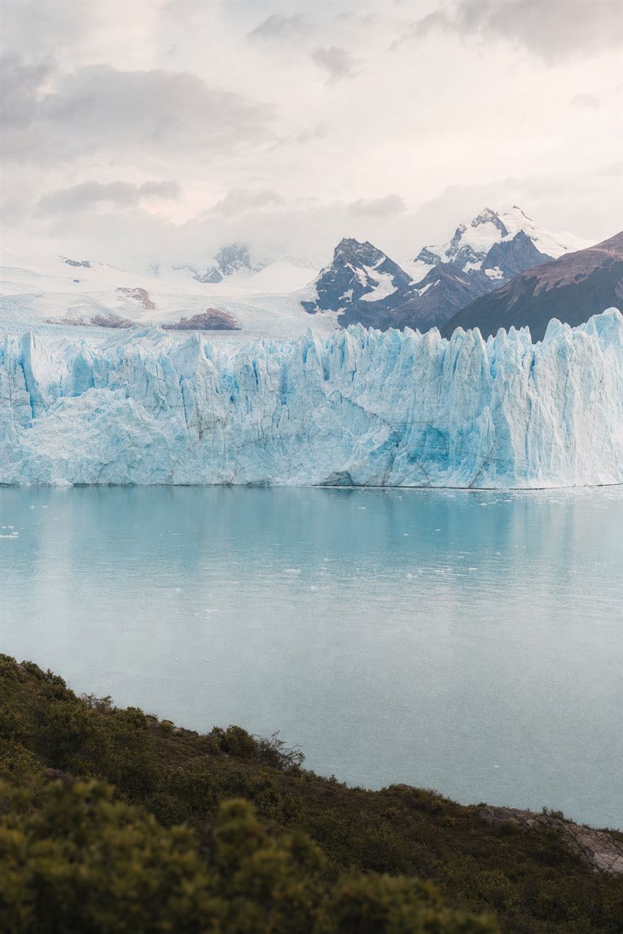 The face of the Perito Moreno Glacier