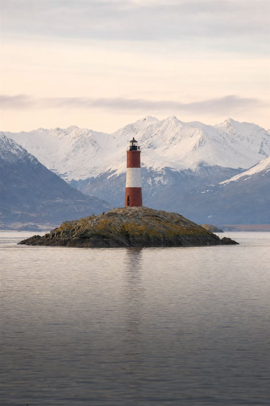 Lighthouse in the Beagle Channel