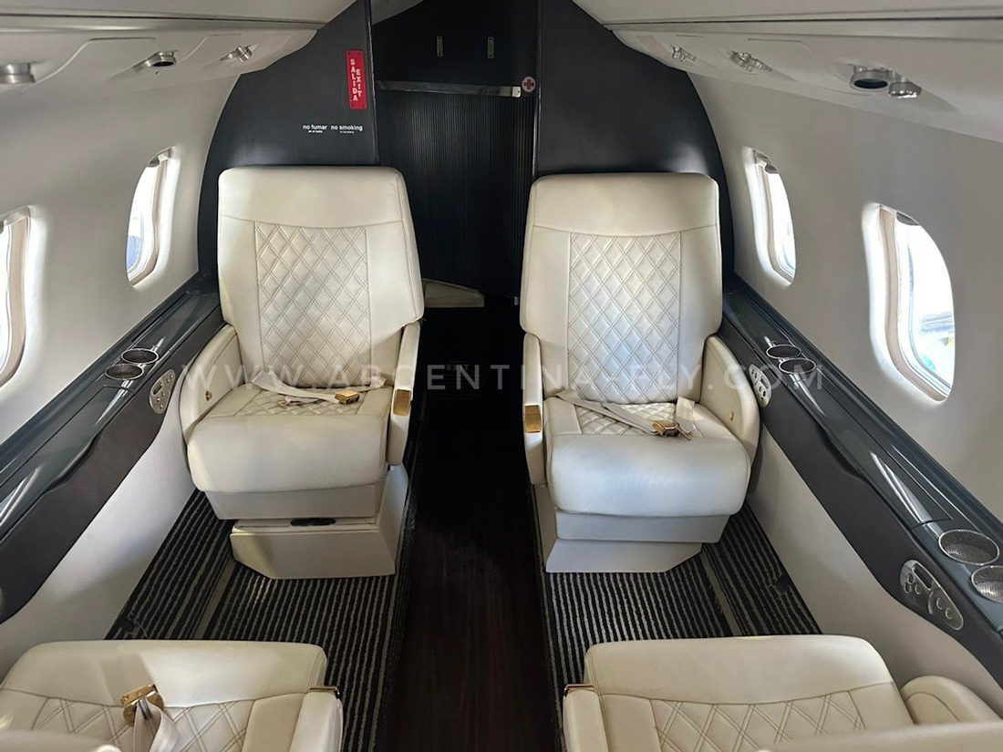Learjet 60 cabina